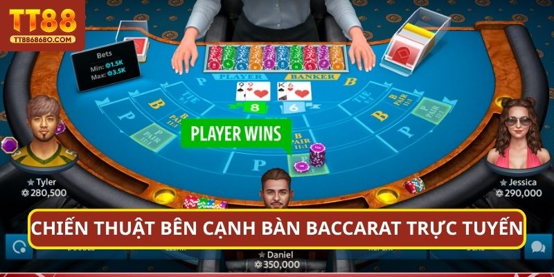 Chiến thuật bên cạnh bàn Baccarat trực tuyến